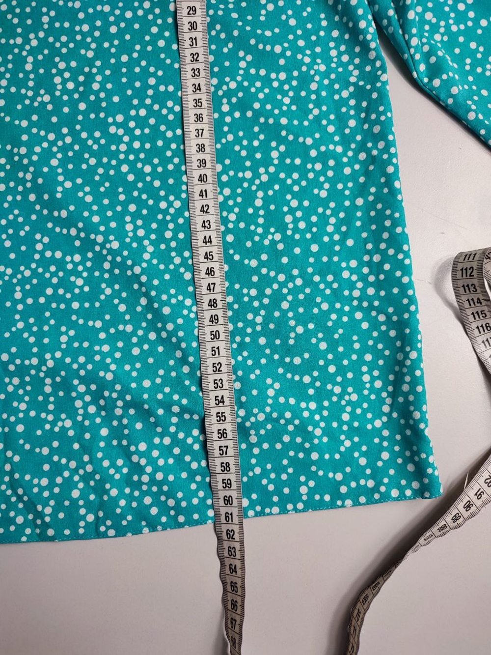 Блузка из вискозы  в милый горошек 48 размер, новая