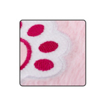 Блокнот детский Basir, формат А5, серия "Лапки", меховая обложка, 80 листов, размер 21*15 см