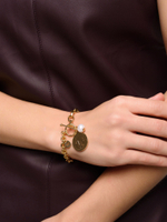 Браслет "Medal pearl" Gold