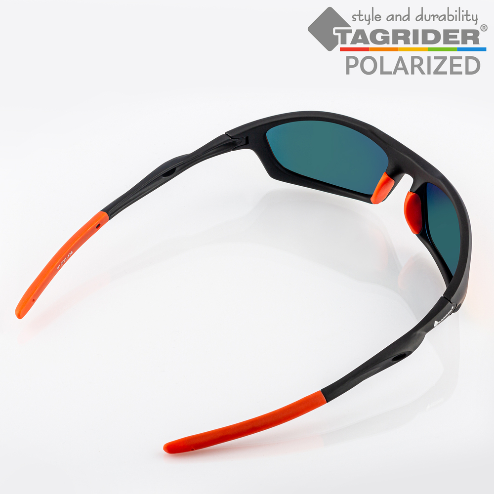 Очки поляризационные Tagrider в чехле N07-45 Gold Red Mirror