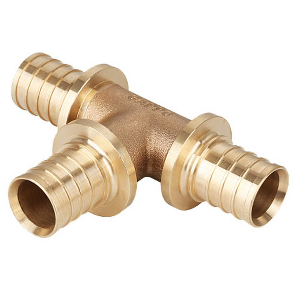 Тройник Gappo равнопроходной бронзовый 16