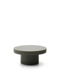 Aiguablava Журнальный столик зеленый цементный Ø66 см