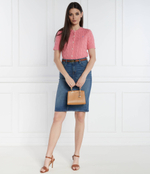 Кожаная сумка-трапеция CYNTHIA Michael Kors - коричневый(32S4GCYC1T)