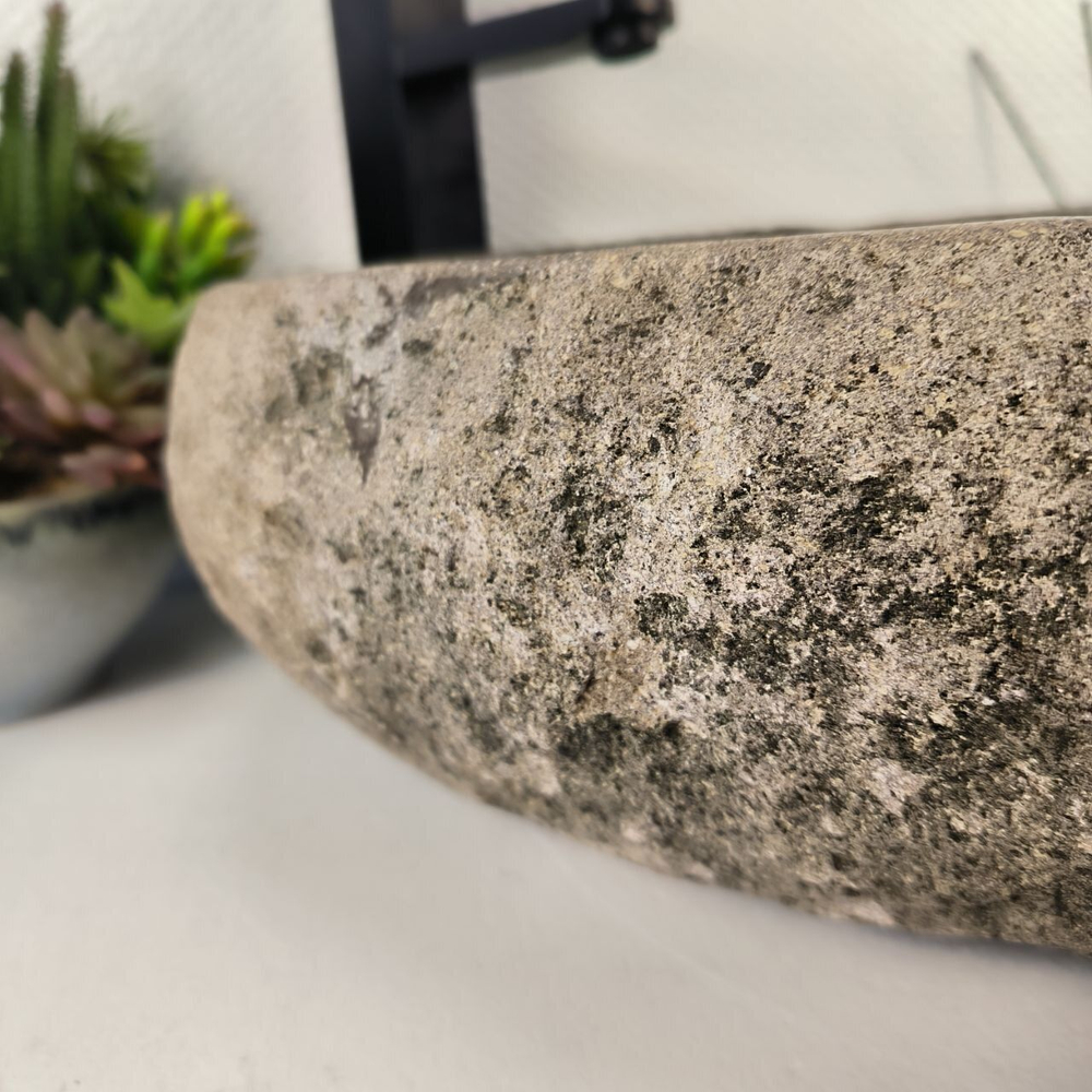Каменная раковина из речного камня RS-05434 (45*41*15) 0861 из натурального камня