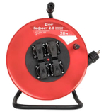 Удлинитель на катушке EKF UKG02-16-R325-4-20-IP44