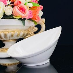 Lenardi 118-031 Овальный салатник 23см BIANCO в под.уп.(х12)