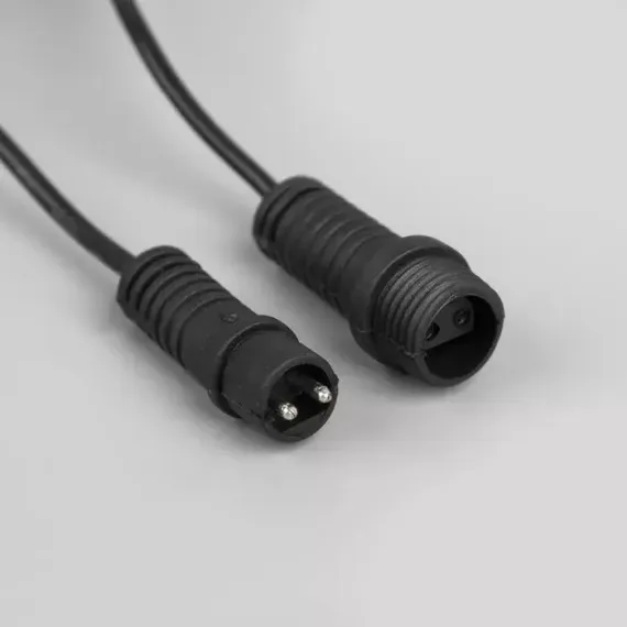 Гирлянда белт-лайт Лампочки 5 м., IP44, УМС, тёмная нить, 10 LED, свечение мульти, 220 В., Luazon Lighting (7989824)