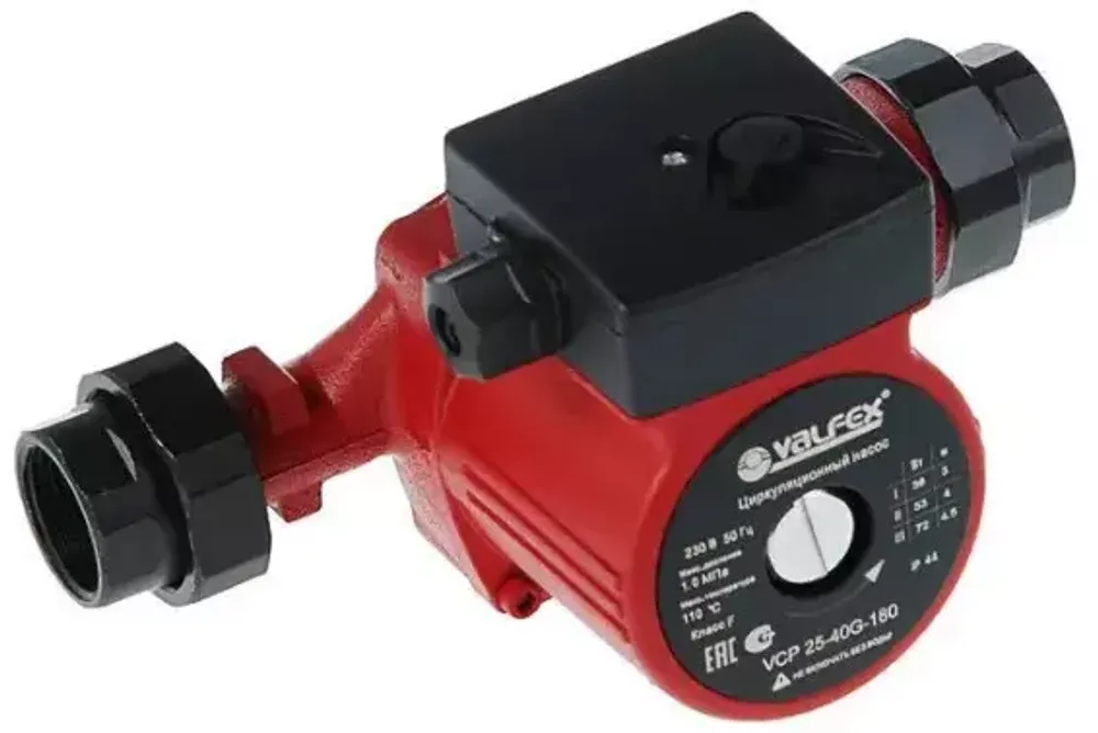 Насос циркуляционный 25-40G 180мм (с гайками) VALFEX VCP