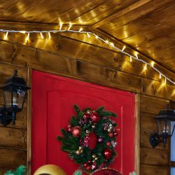 ULD-S1000-120-DWA WARM WHITE IP67 Гирлянда светодиодная. 10м. 120 светодиодов. Теплый белый свет. Провод белый. ТМ Uniel