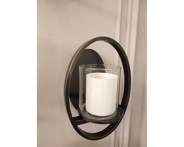 Бра 1*E14 35002/A черный с золотой патиной ALBA Newport