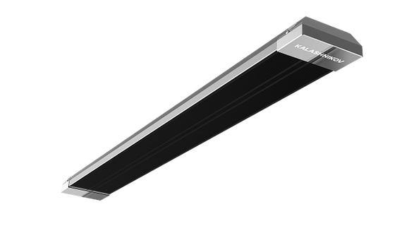 Инфракрасный обогреватель с излучающей панелью KIRH-E08P-12 (черная панель) — (4)