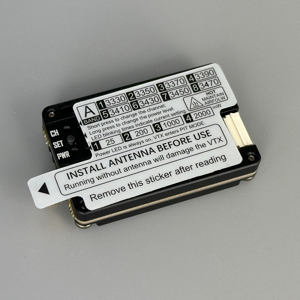 Видеопередатчик rushfpv VTX 3.3 CHz 2W