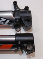 Амортизатор L=800 передний (перья, компл.) d48x51 с пластиком Мотоцикл KAYO T2 EX