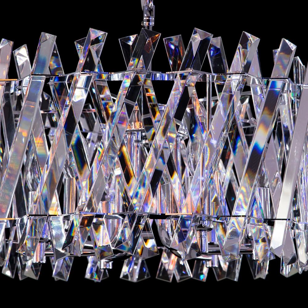 Citilux Ингвар CL334261 Люстра подвесная хрустальная Хром