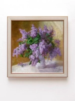 Картины на стену интерьерная на холсте 4 шт, 23*23 см