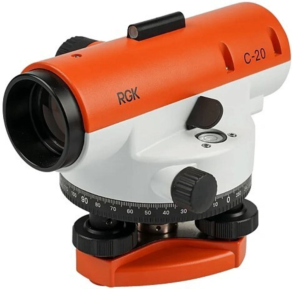 Нивелир оптический RGK C-20 С ПОВЕРКОЙ комплект 750028