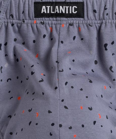 Мужские трусы (3шт) слипы спорт Atlantic 3MP-165, графитовый + индиго + темно-синий