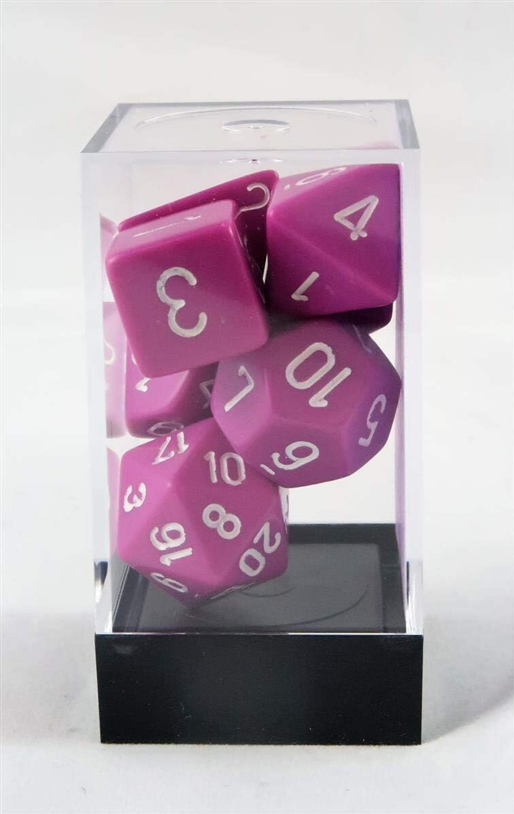 Chessex 7-dice set Light Purple/White