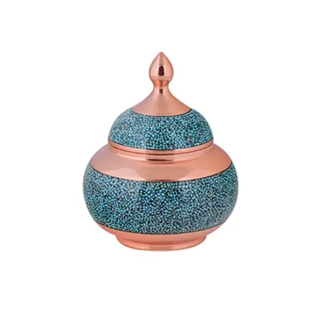 Сахарница фирузе куби Aghajani F043 276 натуральная бирюза Иран