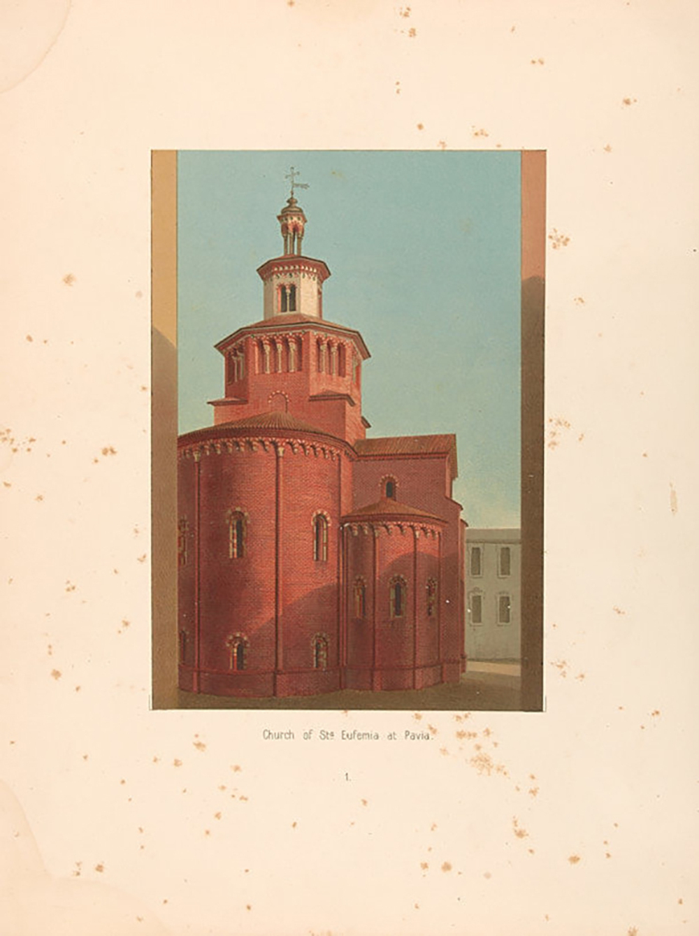 Терракотовая архитектура Северной Италии. (XII-XV вв.) . 1-е издание. Лондон. Изд. John Murray, 1867