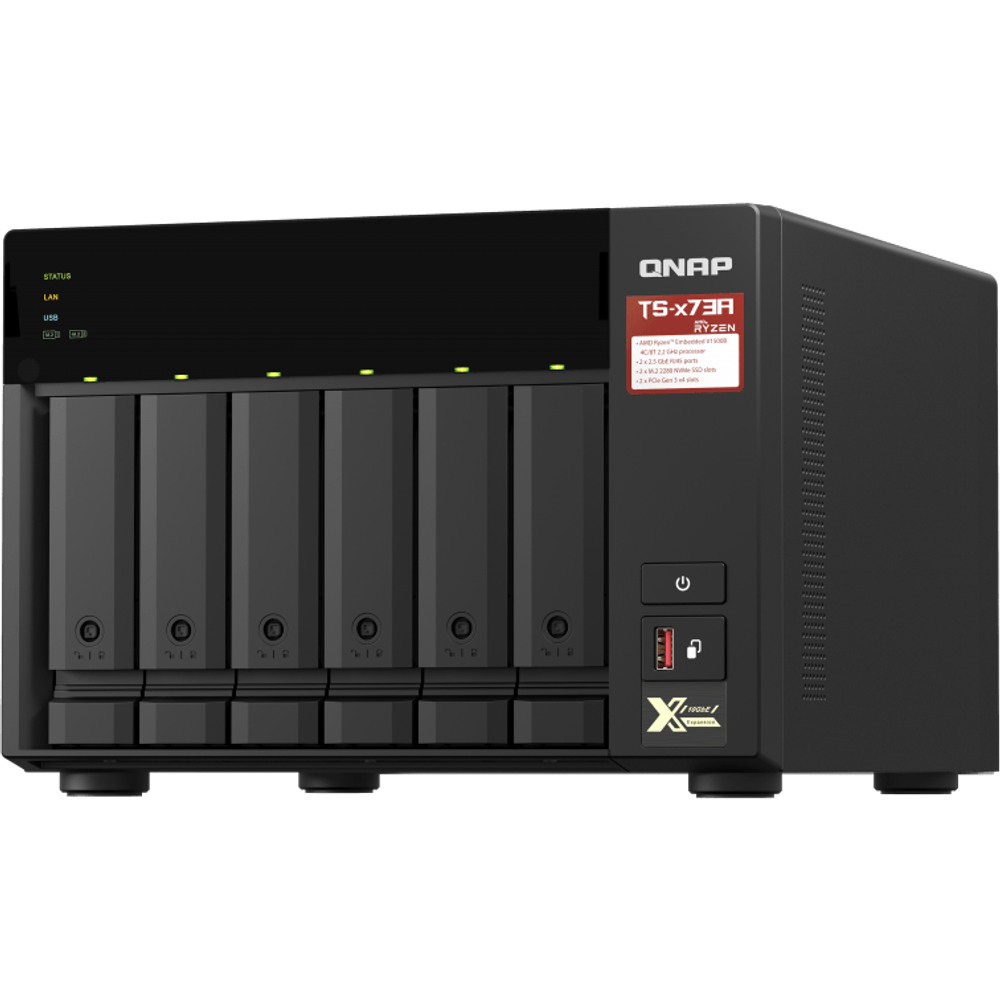 Сетевое хранилище (NAS) QNAP TS-673A-8G