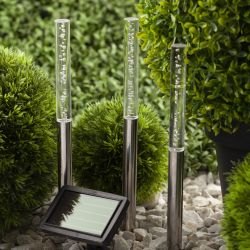 ERASF024-21 ЭРА Садовый светильник Пузырьки на солнечной батарее, 3 шт 38 см | Садовые декоративные светильники