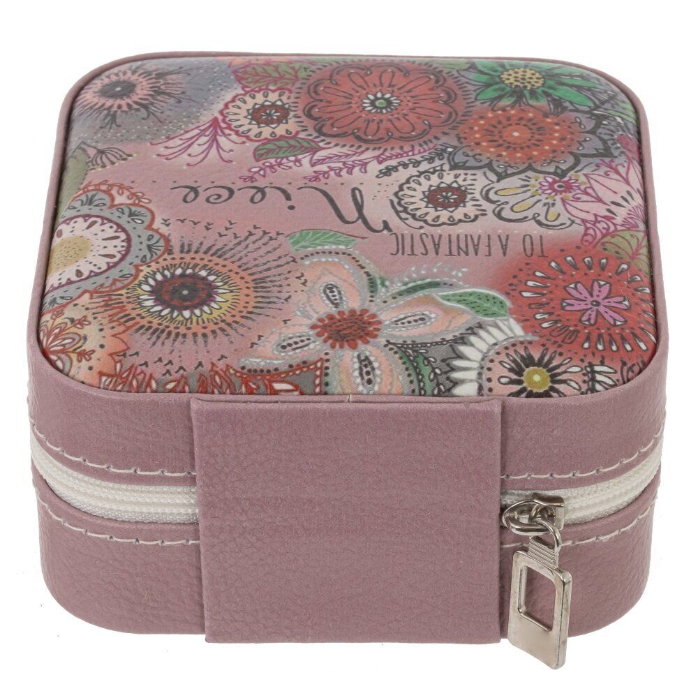 GAEM Шкатулка для украшений дорожная, L10 W10 H5 см