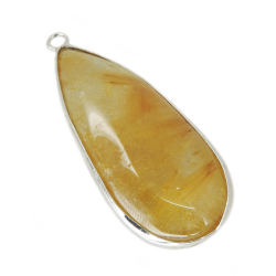 Кулон "Афродита" кварц-волосатик