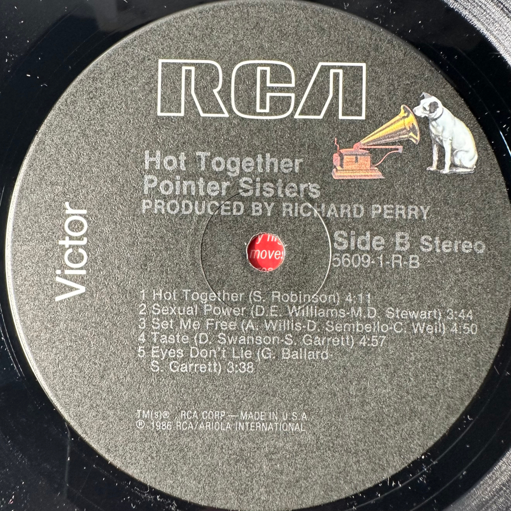 Pointer Sisters - Hot Together (США 1986г.)