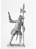 Оловянный солдатик Бомбардир артиллерийского полка, 1702-12 г. г.
