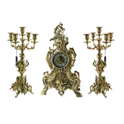 Bello De Bronze Часы Конша, золото