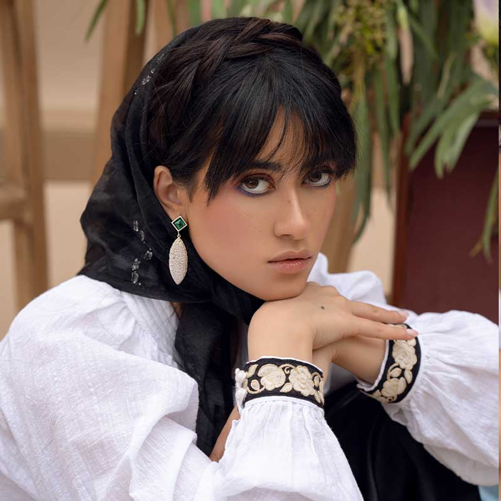 Серебряные серьги Arte Seronaz 20220319 Иран