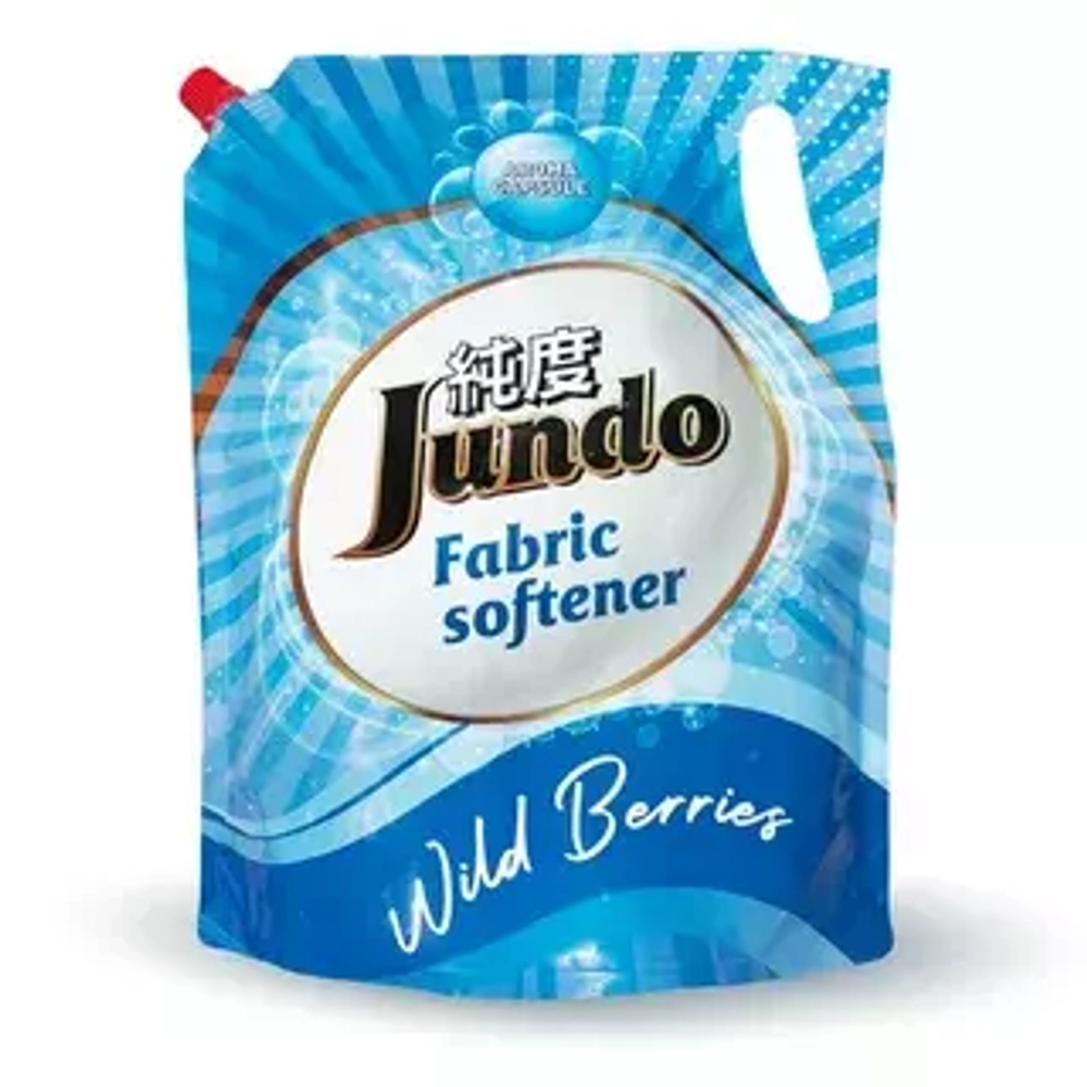 JUNDO Кондиционер для стирки белья 2л ДОЙПАК «Wild Berries» Aroma Capsule Концентрированный (100 стир)*6
