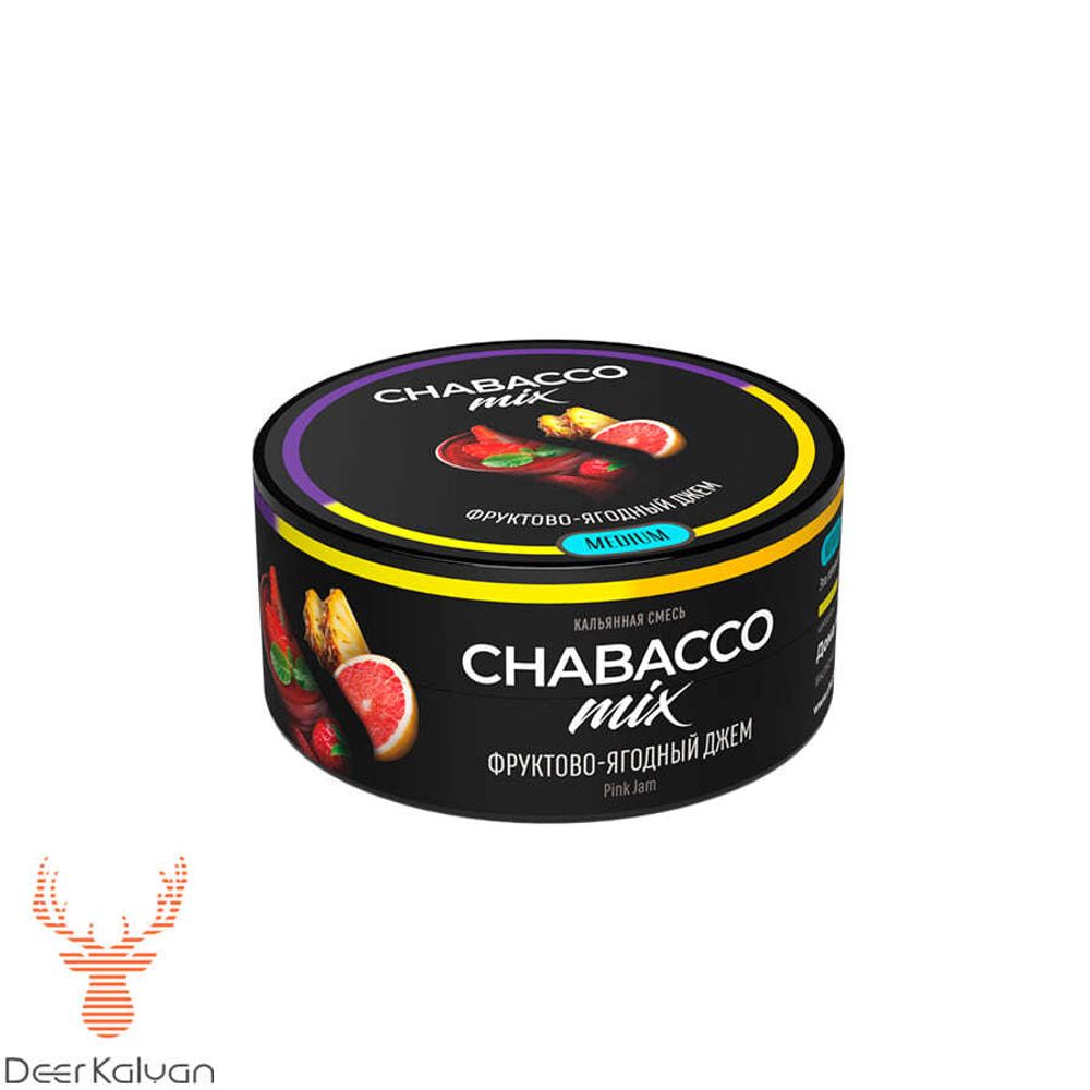 [М] Chabacco &quot;Pink Jam&quot; (Фруктово Ягодный Джем) Medium 25 гр.