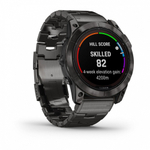 Смарт часы Garmin Fenix 7X Pro Sapphire Solar Edition Титановый угольно-серый корпус с DLC-покрытием и титановым браслетом