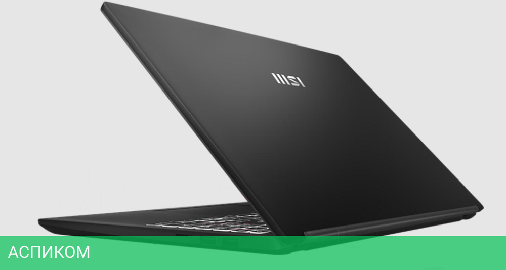 Ноутбук MSI MS-15HK Modern 15 B7M-260XBY Windows 11 Pro Classic Black (9S7-15HK12-260)