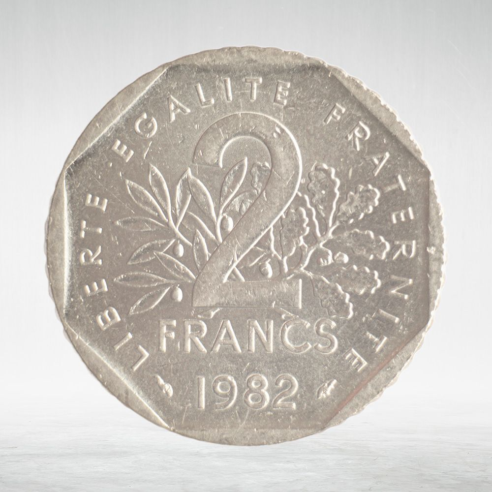 France, 2 Francs 1982, VF