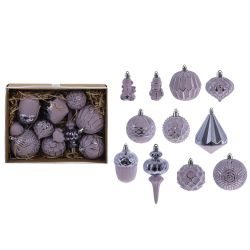 GAEM Набор из 12шт Украшение новогоднее "Шар", L22 W7 H17 см