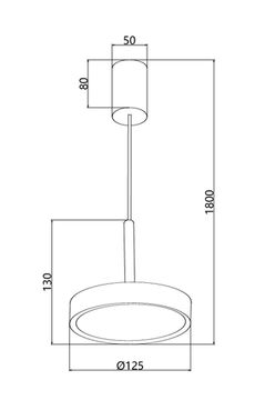 Подвес 20W 4000K 4505-1P белый Piller Favourite