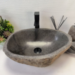 Раковина из речного камня RS-63321 (49*36*16) 0122