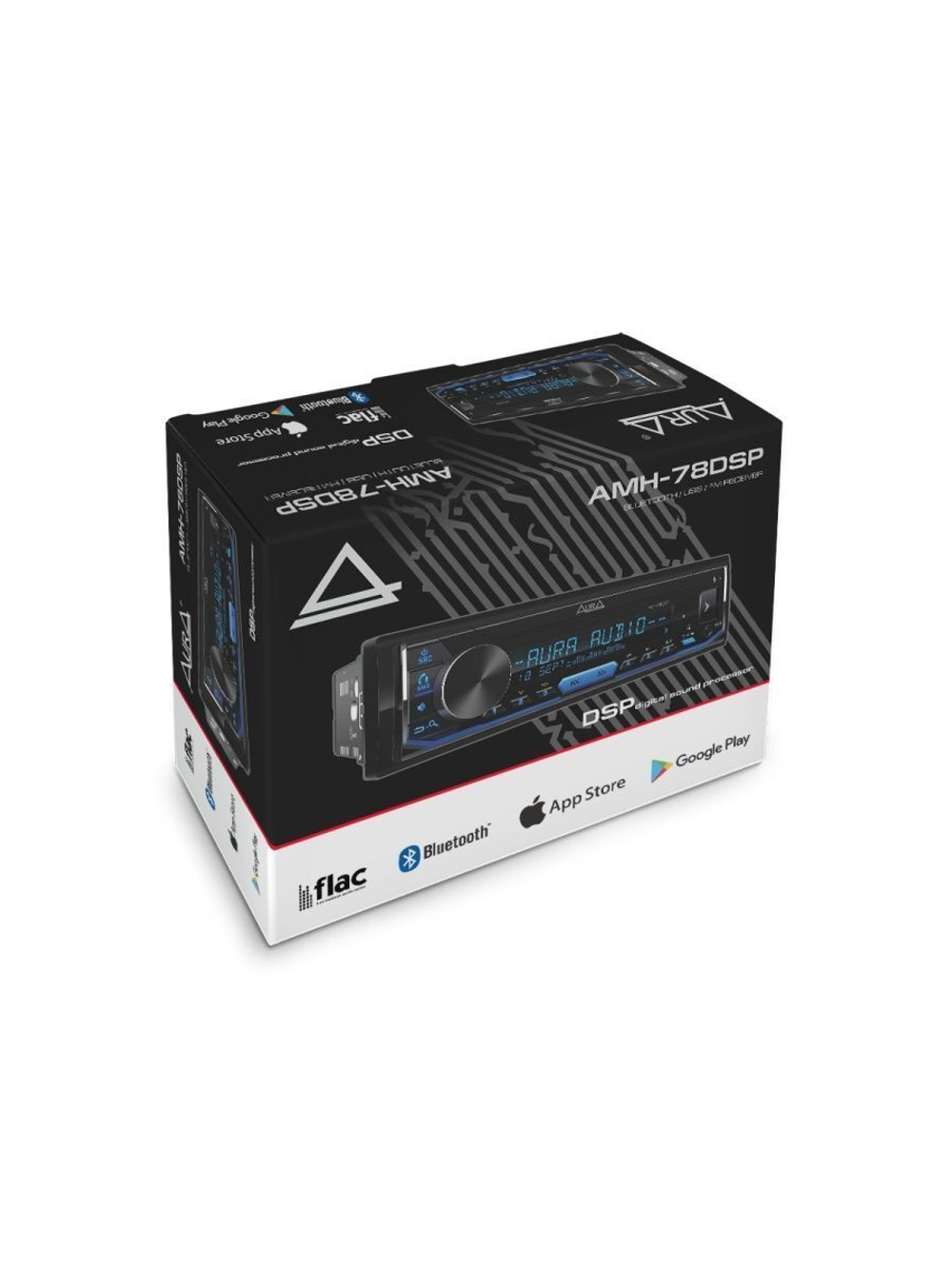 Магнитола в автомобиль AURA AMH-78DSP с Bluetooth ()