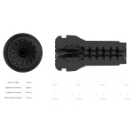 Компактный мастурбатор в колбе 16,4см Kiiroo Feel Pocket Stroker