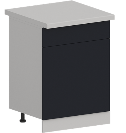 Кухня Модуль ШН1Я 601М Белый / Индиго