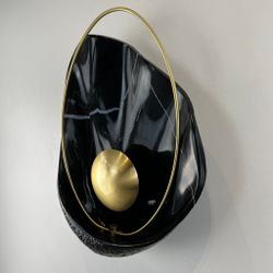 Настенный Светильник Clam Черный Мрамор By Imperiumloft