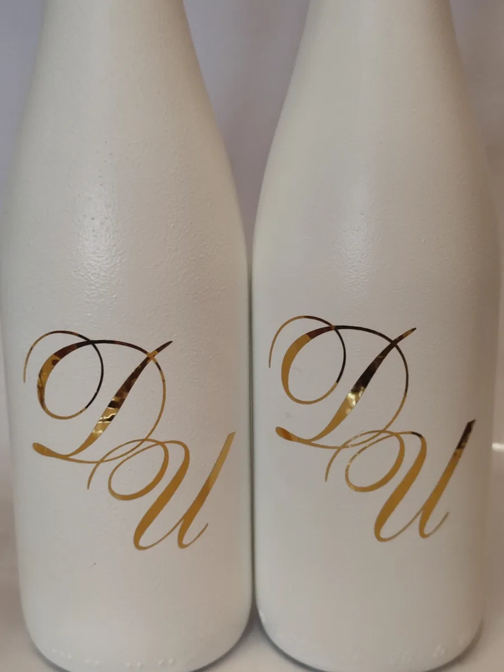 Наклейки свадебные буквы зеркальное золото инициалы " Л "