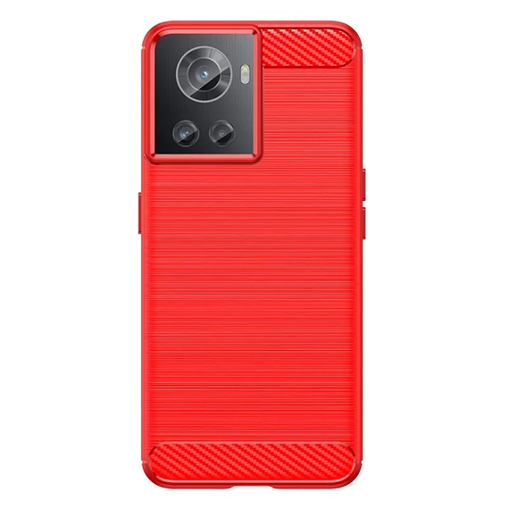 Защитный чехол красного цвета в стиле карбон для OnePlus 10R и OnePlus Ace с 2022 года, серия Carbon от Caseport