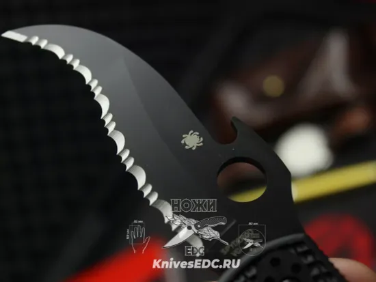 Складной нож Spyderco Matriarch 2 C12SBBK2W c клинком из стали VG-10, рукоять FRN
