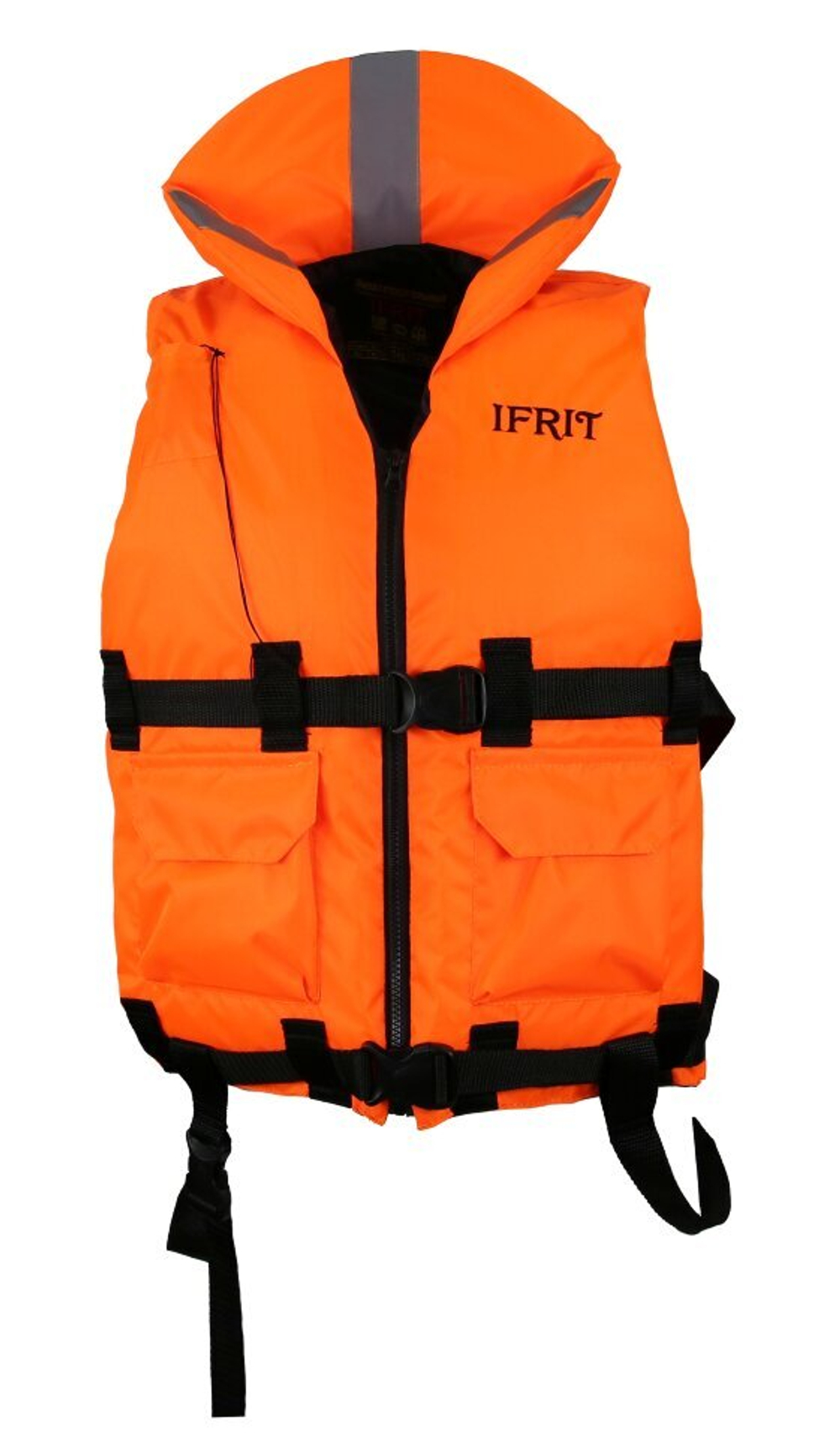Жилет спасательный "IFRIT" 50кг, люм. оранжевый ЖС-402