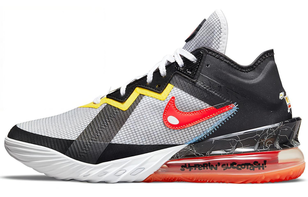 Space Jam X Nike Lebron 18 Low Sylvester X Tweety Tpu Hyper Sneakers