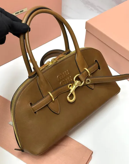 Сумка MIU MIU Aventure, коричневая